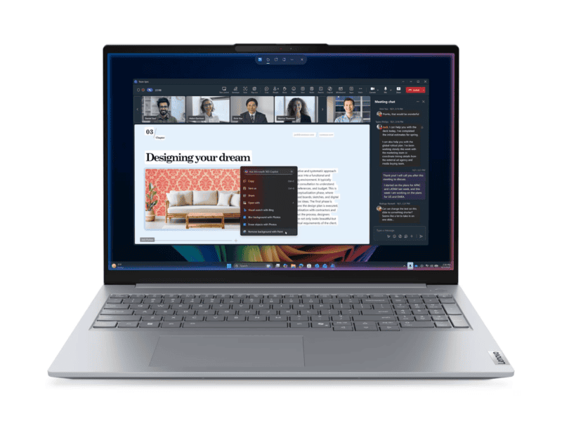 lenovo tb 16 g9 u7 ptl 355 16gb ddr5 512gb ssd m.2 2242 qlc windows 11 pro 64 16.0" wuxga 300nits fhd cam wi fi 7 2x2 6e+bt y fpr 3 cell 45whr 65w usb c 3pin za 3 year carry in