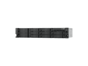 qnap 8 bay short depth rackmount nas, intel atom c5125 8c 2.8ghz, 8gb ram,2 x 2.5gbe, 2 x m.2 2280, 2 x pcie gen3 x4, 4 x usb 3.2 gen1 ports (5gbps), 2 x 300w redundant psu