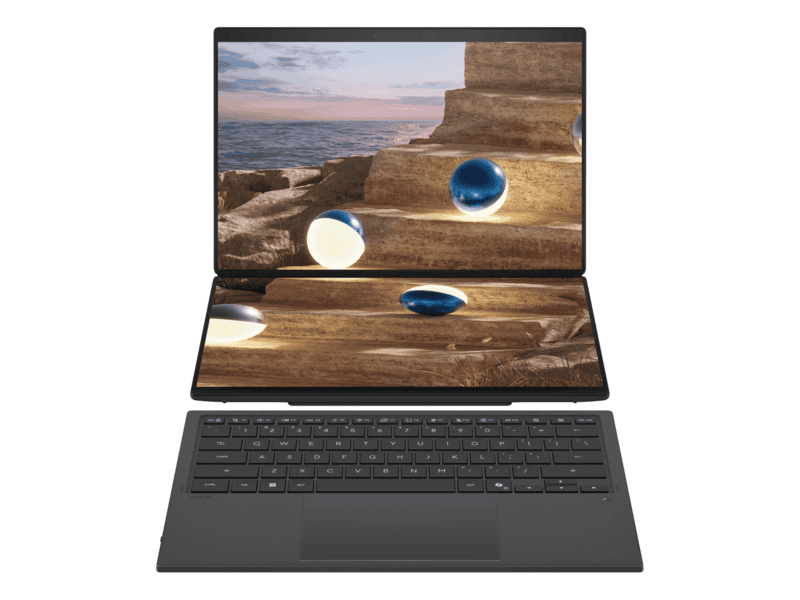 asus zenbook duo|ux8407aa ou93220g2x|14'' 3k oled|touch|500nits|grey|ultra x9 378h|lpddr5x 32gb ob|2tb pcie ssd|stylus|win 11 pr