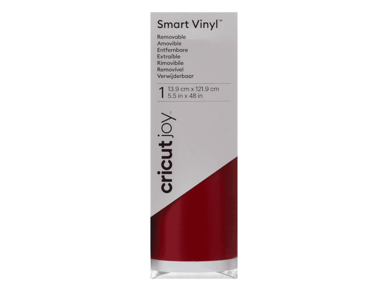 2008042 cricut joy smart vinyl removable 14x122cm (cardinal red)