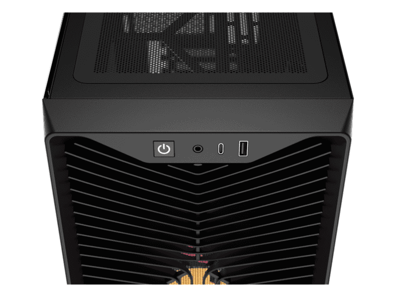 3200d rs argb mid tower pc case; 3x rs120 argb fans incl black.
