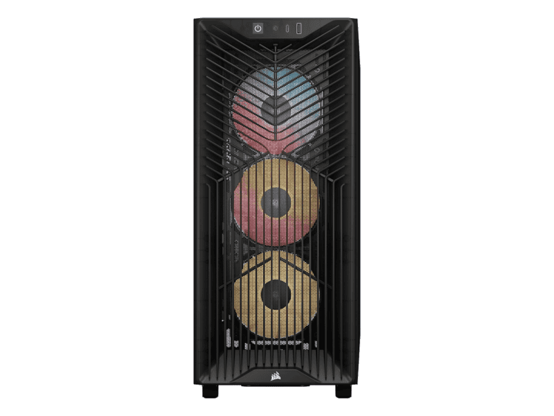 3200d rs argb mid tower pc case; 3x rs120 argb fans incl smoke.