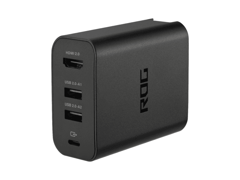 asus rog 100w gaming charger dock gan power adapter