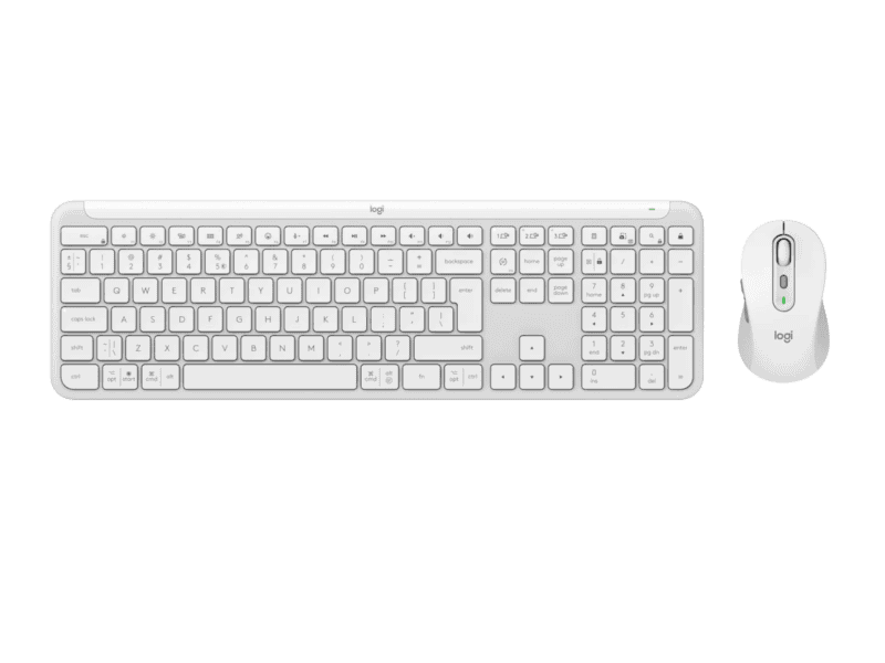 logitech signature slim combo mk950 off white