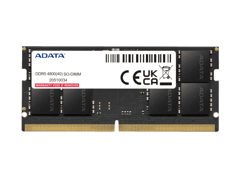 adata premier 8gb ddr5 4800 cl40 so dimm adata premier 8gb ddr5 4800 cl40 so dimm