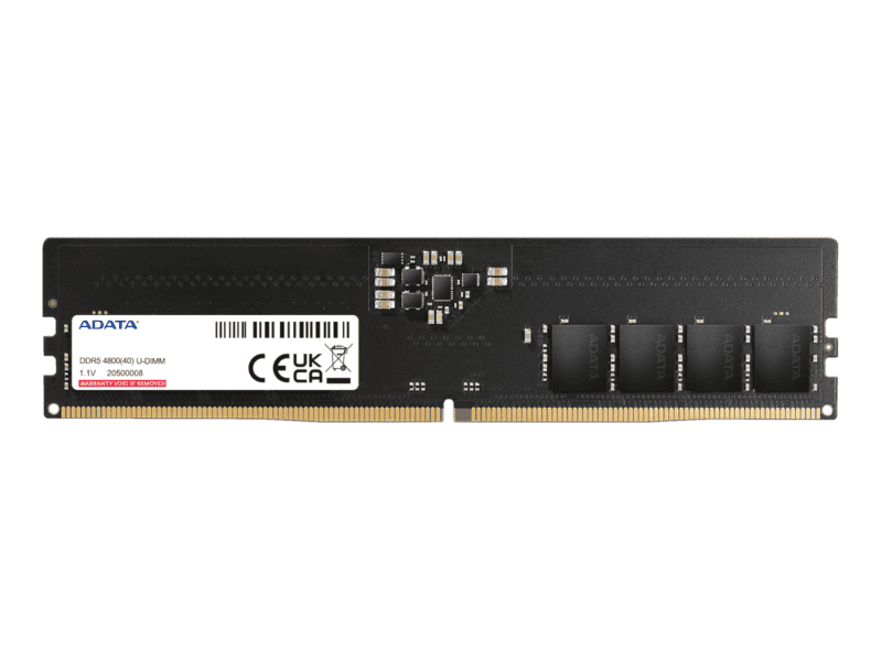 adata 8gb 4800 ddr5 u dimm memory module adata 8gb 4800 ddr5 u dimm memory module