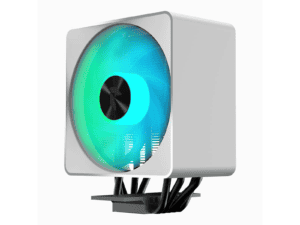 aerocool apnx ap1 v white argb cpu air cooler up to 245w lga 1700/1200/115x am4/am5.