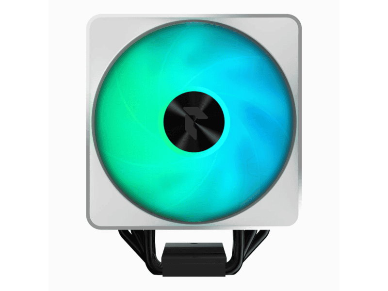 aerocool apnx ap1 v white argb cpu air cooler up to 245w lga 1700/1200/115x am4/am5.