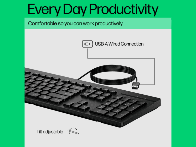 hp 125 g2 usb wired keyboard euro
