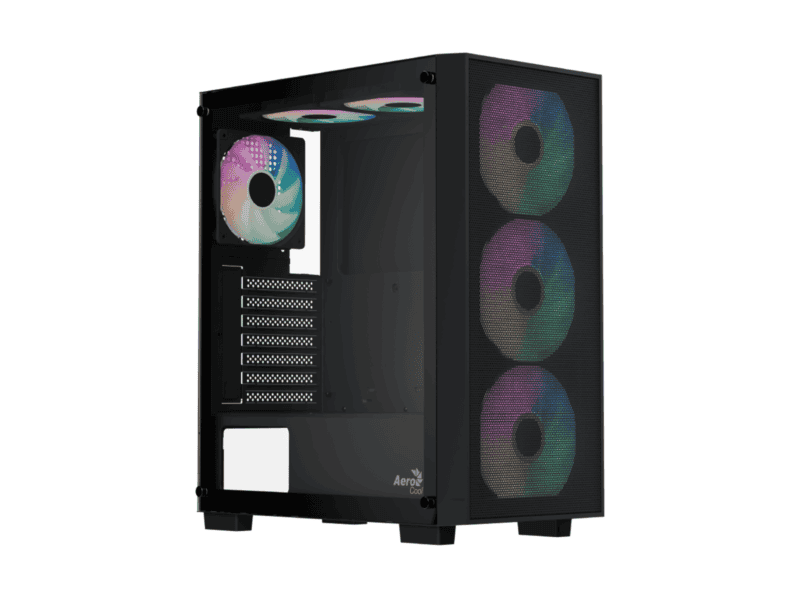 aerocool b509a black mid tower case includes 120mm argb fan x 6 atx 5x 2.5'' or 3x3.5'' 360mm radiator. aerocool b509a black mid tower case includes 120mm argb fan x 6 atx 5x 2.5'' or 3x3.5'' 360mm radiator.