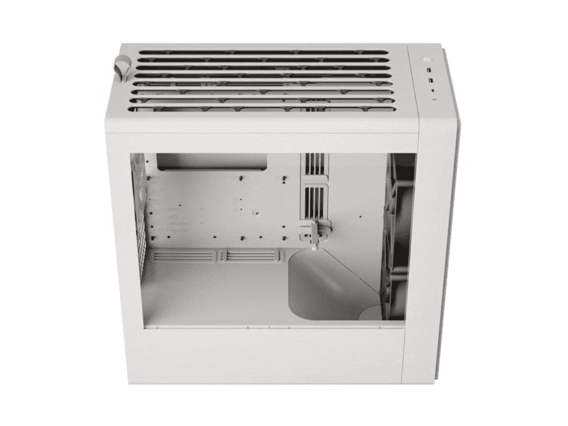 aerocool havn bf 360 flow white eatx case adjustable gpu bracket supports up to 7 fans (2x180; 1x140mm incl) 2x 3.5'' or 4