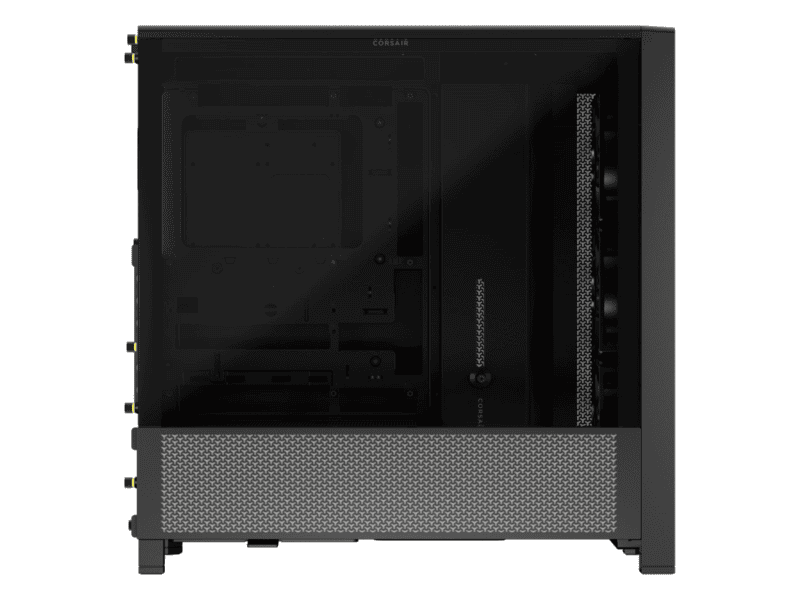 frame 4000d rs argb black mid tower pc case; 2x 3.5'' | 2x 2.5'' drive bays; up to 360mm radiator; 3x rs argb pwm fans;