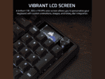 corsair vanguard 96% gaming keyboard mlx fusion tactile switches black.