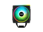 aerocool cylon 4f argb cpu air cooler aluminum (tdp) up to 145w lga 1700/1200/115x am4/am5.