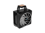 aerocool cylon 4f argb cpu air cooler aluminum (tdp) up to 145w lga 1700/1200/115x am4/am5.
