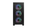 cooler master masterbox elite 302 mirco atx airflow pc with pre installed 3x 120mm argb fans case