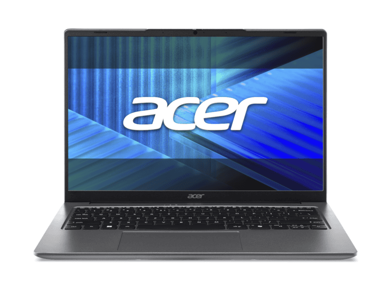 acer exo14 72 51ag intel core ultra 5 processor 125h 14" wuxga ips uma no external video memory 16 gb lpddr5 memory 512gb pcie nvme ssd wi fi6+bt 2x2 ax+bt 2m full hd camera 58wh battery 65w typec adapter pcr50%tco9.0logo 1 year warranty windows 11 pro 4711721096550