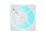 aerocool apnx fp3 140mm pwm argb fan white 2 pack; incl 2×pwm extension cables