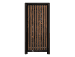 frame 4000d rs wood modular high airflow mid tower pc case; 4x rs fans; black & walnut.