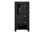 frame 4000x rs mid tower pc case; 4x rs fans; black.