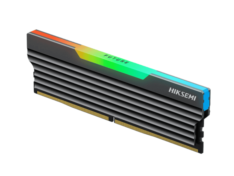 hiksemi future rgb 8gb 3600mhz ddr4 udimm gaming memory – black