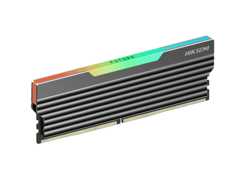 hiksemi future rgb 8gb 3600mhz ddr4 udimm gaming memory – black