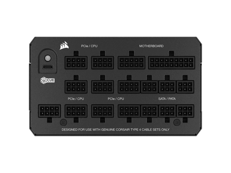 corsair hx series™ hx1200i — 1200 watt 80 plus® platinum certified fully modular psu; atx 3.1; pcie 5.1 10yr warranty