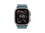apple watch ultra 3 gps + cellular 49mm natural titanium case with light blue alpine loop small,model a3281