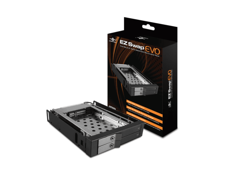 vantec mrk 225s6 dual bay sata hdd/sdd rack