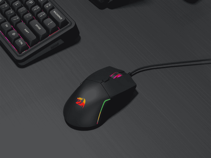 redragon naga rgb 10000dpi wired gaming mouse