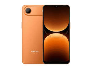 oscal flat 3c lte smartphone, 6.65'' hd+ ips 720*1612 90hz, quad core t310 up to 2.0ghz, 4gb/32gb, camera: rear 32mp, front 12mp, wi‑fi 5, bt5.0, 5000mah battery, android 16, orange