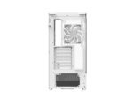 aerocool p500a white mid tower case includes 120mm argb fan x 4 and 4 port argb control hub atx 3x 2.5'' or 2x3.5'' 360m