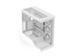 aerocool p500a white mid tower case includes 120mm argb fan x 4 and 4 port argb control hub atx 3x 2.5'' or 2x3.5'' 360m