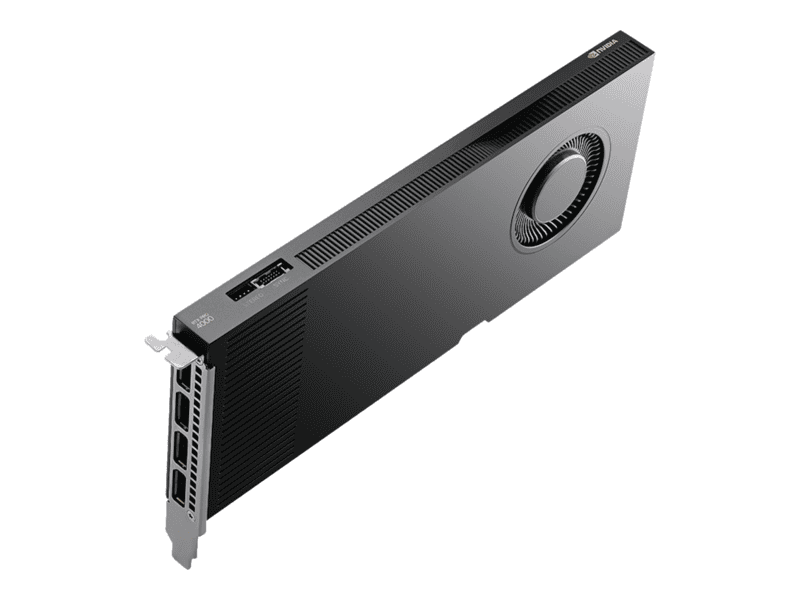 pny nvidia rtx pro 4000 blackwell pci express x16 gen 5.0; 24 gb gddr7 ecc 192 bit; 672 gb/s 140w; 4x dp 2.1b; single slot