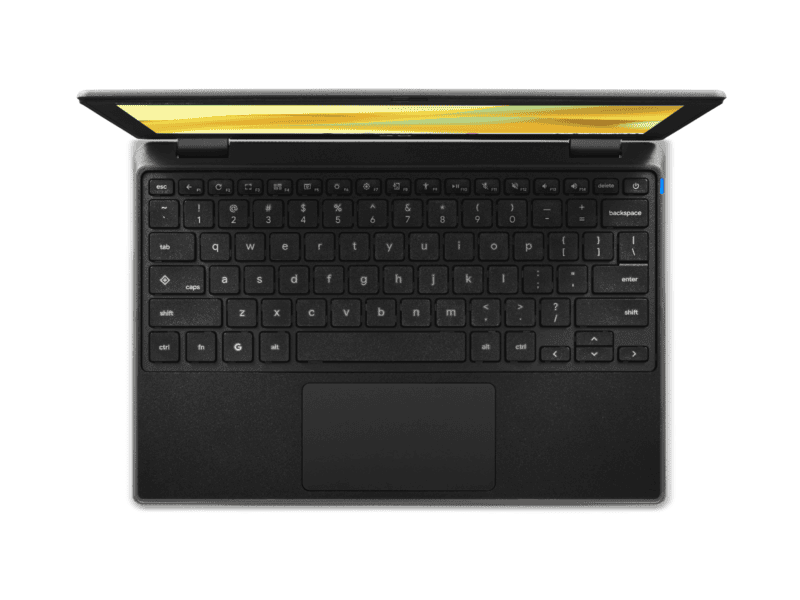 acer r725t tco 80za mediatek kompanio 540 11.6" hd ips touch/pen supportive uma no external video memory 4gb lpddr5x memory emmc 32gb n wifi6e+bt wifi 6e 2x2 ax+bt n fhd usb camera 45wh li ion battery 65w typec adapter (pcr50% tco10.0 logo) active stylus n n 3 years carry in google chrome operating system 4711721124734