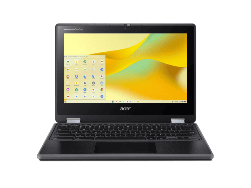 acer spin 511 acer 11.6" hd ips touch n100 4 gb lpddr5x emmc 32gb micro sd card reader wifi6e+bt hd usb camera 5maf mip active stylus 50wh li ion battery 65w typec adapter chrome os 3 years carry in shale black (r756tn tco c2e5 )