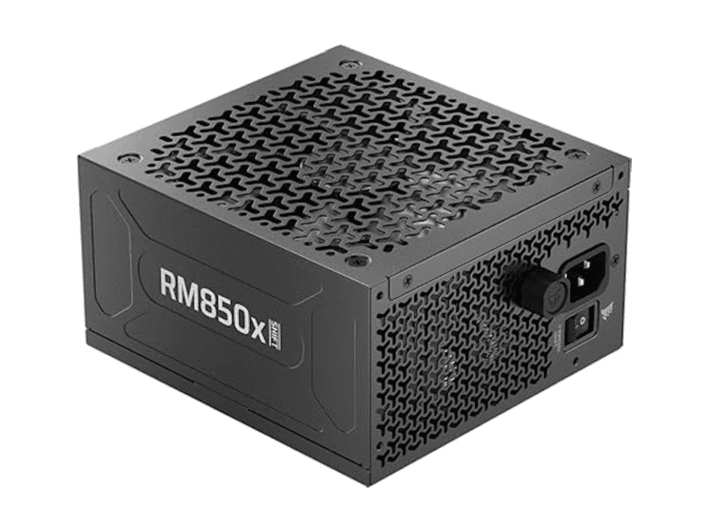 corsair rm series™ rm850x shift — 850 watt 80 plus gold fully modular atx psu; atx 3.1; pci e 5.1; 10yr warranty