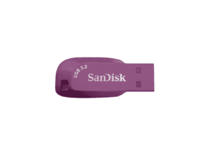 sandisk ultra shift usb flash drive 64gb, usb 3.2 gen 1, cattleya orchid colour