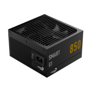 aerocool smart g1 gold 850w psu atx 3.1 pcie5.1 atx 24 pin; 2x 4+4pin cpu/2x cpu 8pin; 12x sata; 2x pata; 3x pcie 6+2pin; 1x