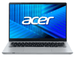acer travelmate tmp214 57 tco 75t 14" wuxga ips 120hz intel core ultra 7 355 npu (49 tops ) 16 gb ddr5 memory 512gb pcie nvme ssd micro sd card reader wifi 7 2x2 be+bt acer pba frp backlit kb ir+ 5mp camera 53wh li ion battery 65w typec adapter windows 11 pro 3 years on site