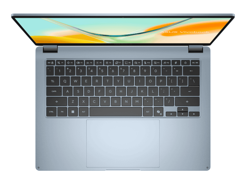asus vivobook s14 flip|tp5408qa oq16512bl0x|14'' oled wuxga|blue|300nits|tch|snapdragon x1 26|16gb ddr5 ob|512gb ssd|stylus|winp