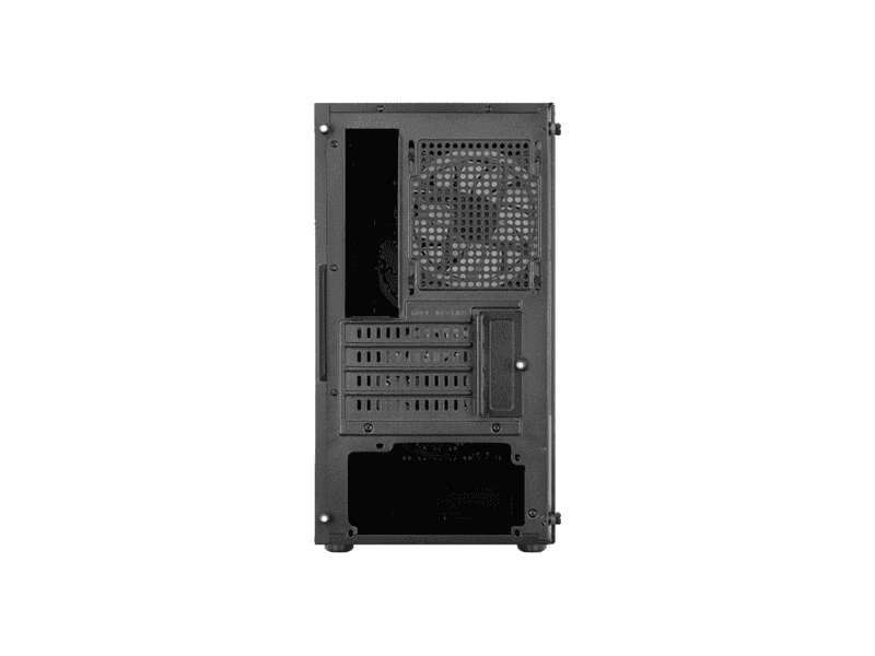 aerocool trinity mini black tower case 2x 140mm and 1x 120mm rgb included micro atx 2x3.5'' or 3x 2.5'' 240mm radiator