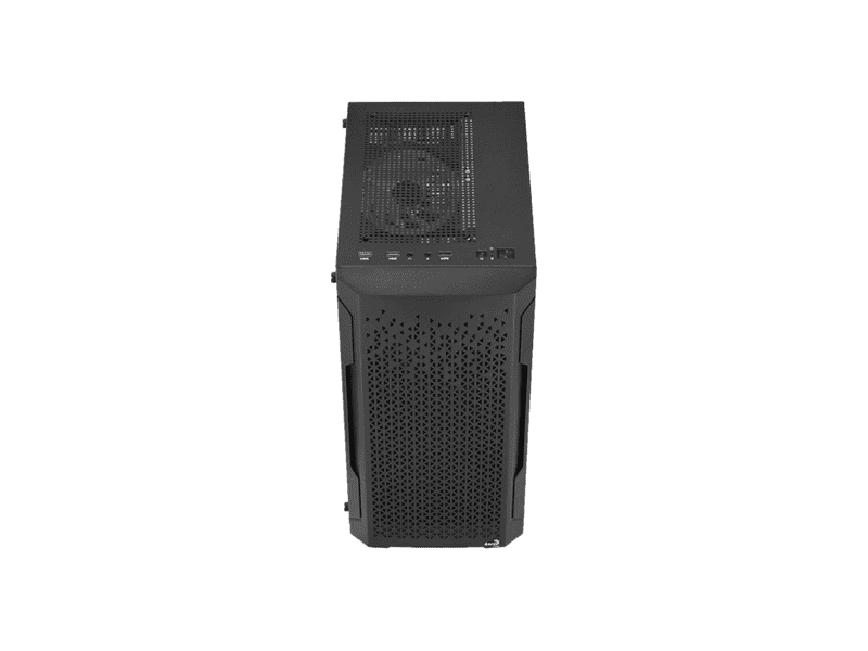 aerocool trinity mini black tower case 2x 140mm and 1x 120mm rgb included micro atx 2x3.5'' or 3x 2.5'' 240mm radiator