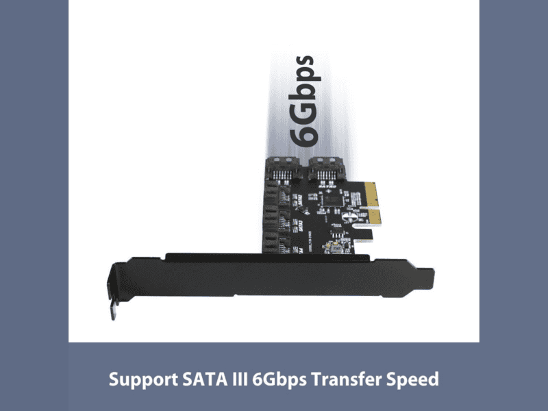 vantec 5 port sata iii 6gbps pcie x4 host card