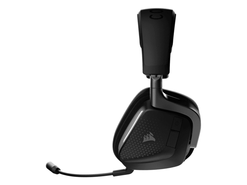 corsair void v2 max wireless gaming headset; simultaneous 2.4ghz and bluetooth; dobly atmos; pc/playstation/mobile; carbon.