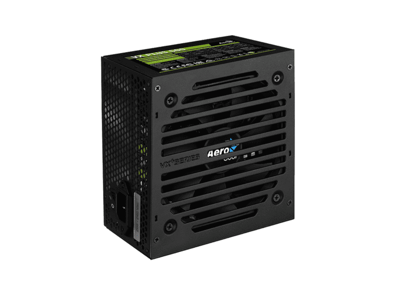 aerocool vx plus 500w psu atx 24 pin; 1x 4+4pin cpu; 3x sata; 3x pata; 1x pcie 6+2pin aerocool vx plus 500w psu atx 24 pin; 1x 4+4pin cpu; 3x sata; 3x pata; 1x pcie 6+2pin