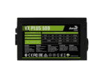 aerocool vx plus 500w psu atx 24 pin; 1x 4+4pin cpu; 3x sata; 3x pata; 1x pcie 6+2pin