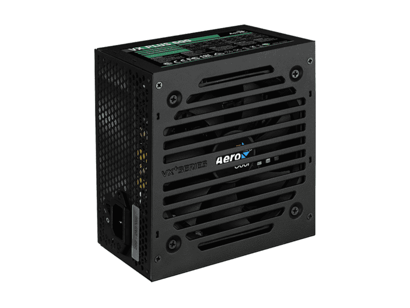 aerocool vx plus 600w psu atx 24 pin; 1x 4+4pin cpu; 4x sata; 3x pata; 1x pcie 6+2pin aerocool vx plus 600w psu atx 24 pin; 1x 4+4pin cpu; 4x sata; 3x pata; 1x pcie 6+2pin