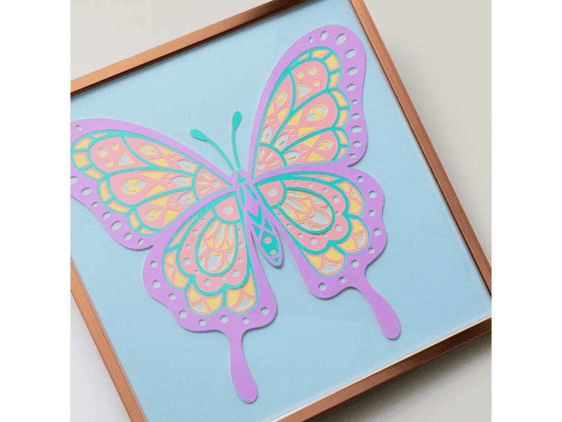 cricut 2008316 smart sticker cardstock 33 x 33cm, 10 sheets, black