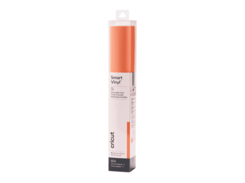 2008643 cricut smart vinyl removable 33x91cm 1 sheet (orange)